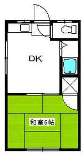 ハイツ川三【2階】の間取り