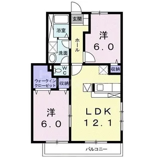 埼玉県さいたま市北区日進町2【アパート】の間取り