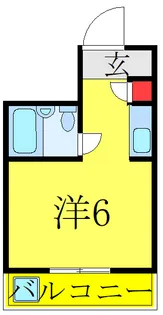 1Rの間取り画像