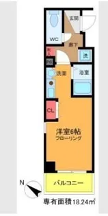 メゾンドポアールKAMEIDO【4階】の間取り