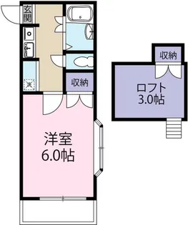 ロフトハウス眉山II【1階】の間取り