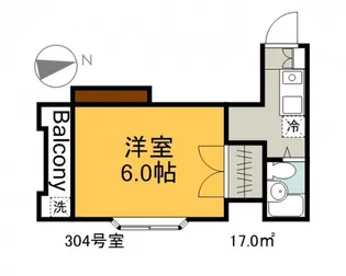 大町東ビル【3階】の間取り