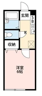 1Kの間取り画像