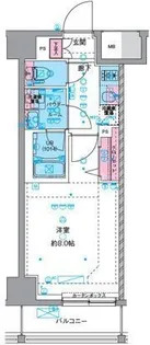 GENOVIA四ツ木【3階】の間取り