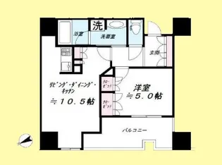 クレヴィアタワー大井町 THE RESIDENCE【2階】の間取り