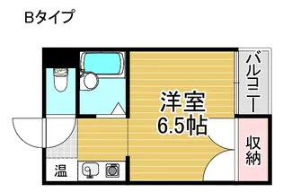 セラ北加賀屋B棟【4階】の間取り