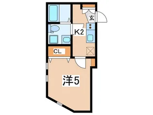 ベルヴィル壱番館【1階】の間取り
