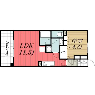 千葉県千葉市美浜区打瀬2【マンション】の間取り