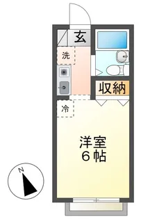 欧日ハイムII【1階】の間取り