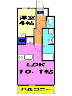 ペブル【2階】の間取り