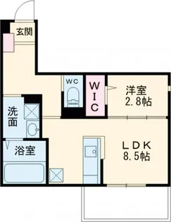 ルミエール真栄房【2階】の間取り