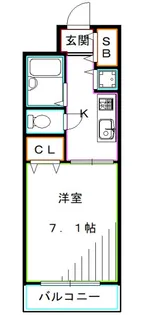 東京都新宿区西落合2【マンション】の間取り