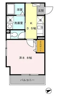 ルミエール協進【2階】の間取り