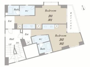 Grande Bene【3階】の間取り