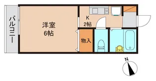 千葉県船橋市本中山6【アパート】の間取り