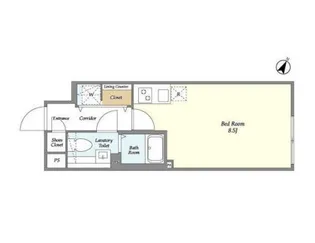 AGRATIO目黒諏訪山 ~アグレシオ目黒諏訪山~【2階】の間取り