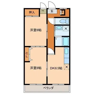 サンライズよしま【3階】の間取り