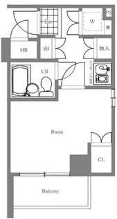 東京都品川区南大井3【マンション】の間取り
