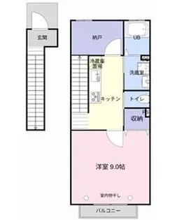 愛知県刈谷市宝町7【アパート】の間取り