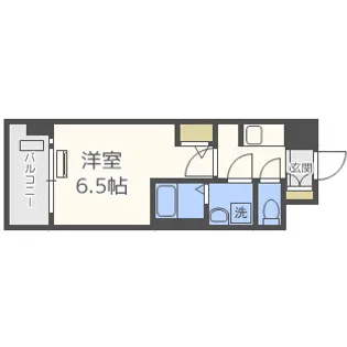 レークス新大阪ウエスト【4階】の間取り