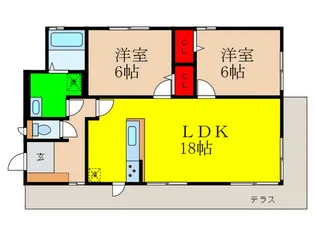 メイマオ【1階】の間取り