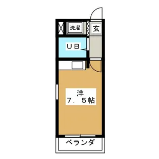 パレス吉田【3階】の間取り