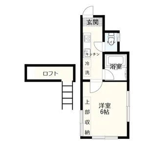 宮城県仙台市青葉区北山1【アパート】の間取り