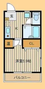 セレーネ常盤台【1階】の間取り