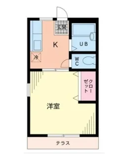 SSハイツ【1階】の間取り