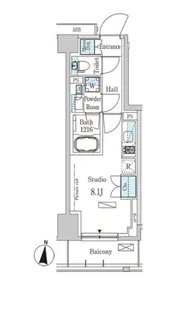 パークアクシス木場キャナル イースト【3階】の間取り