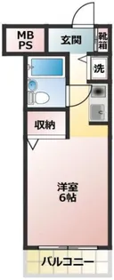 パレドール八王子II【2階】の間取り