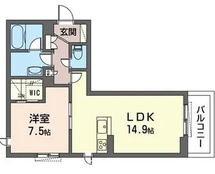 東京都立川市錦町2【マンション】の間取り