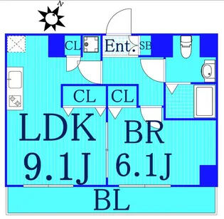 アーウィン羽沢【5階】の間取り