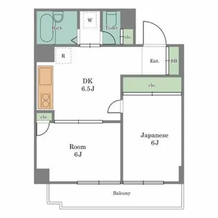 東京都品川区南大井6【マンション】の間取り