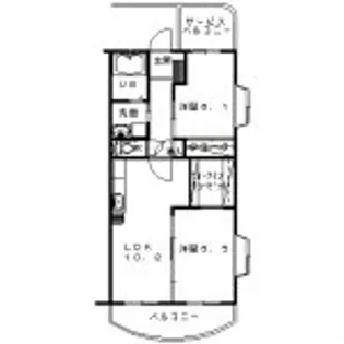 エスポワール【3階】の間取り