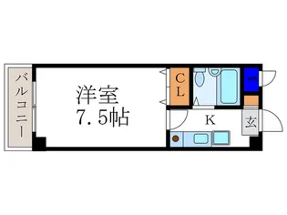 セントラルコ-ポ竹【2階】の間取り