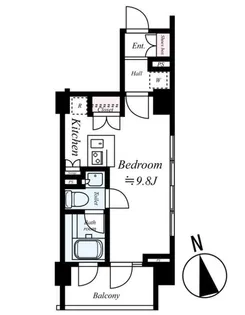 ルモーデ亀戸【4階】の間取り