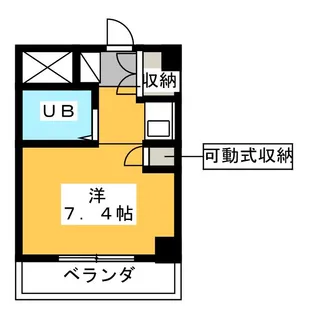 スターハイツ山里【4階】の間取り