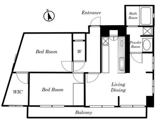 フリート梅丘【6階】の間取り