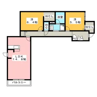 クオリスタ尾畑 B【1階】の間取り