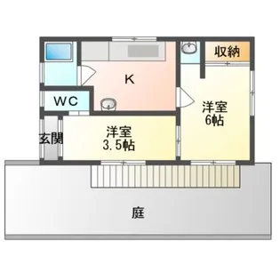 栃木県下野市石橋【一戸建】の間取り