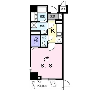 メゾン・ドゥ・アルモニー【1階】の間取り