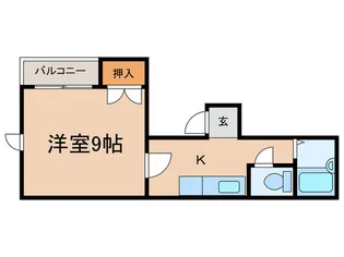 フレール七条【3階】の間取り