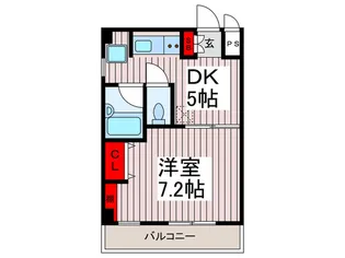 エクセル赤山町【3階】の間取り