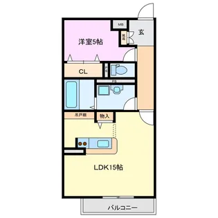 La Quadrifoglio【1階】の間取り
