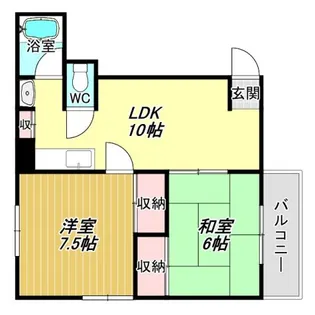 第三大朋マンション【4階】の間取り