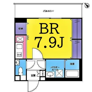 グロースメゾン新横浜【6階】の間取り