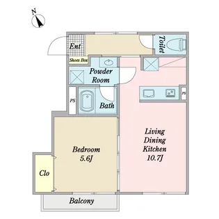 ロジュマン21【2階】の間取り