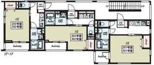 MAISON SA XVIII【3階】の間取り