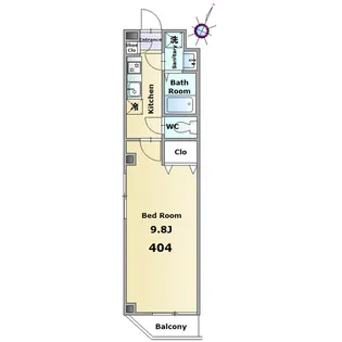 SYLPHIDE(シルフィード)【4階】の間取り